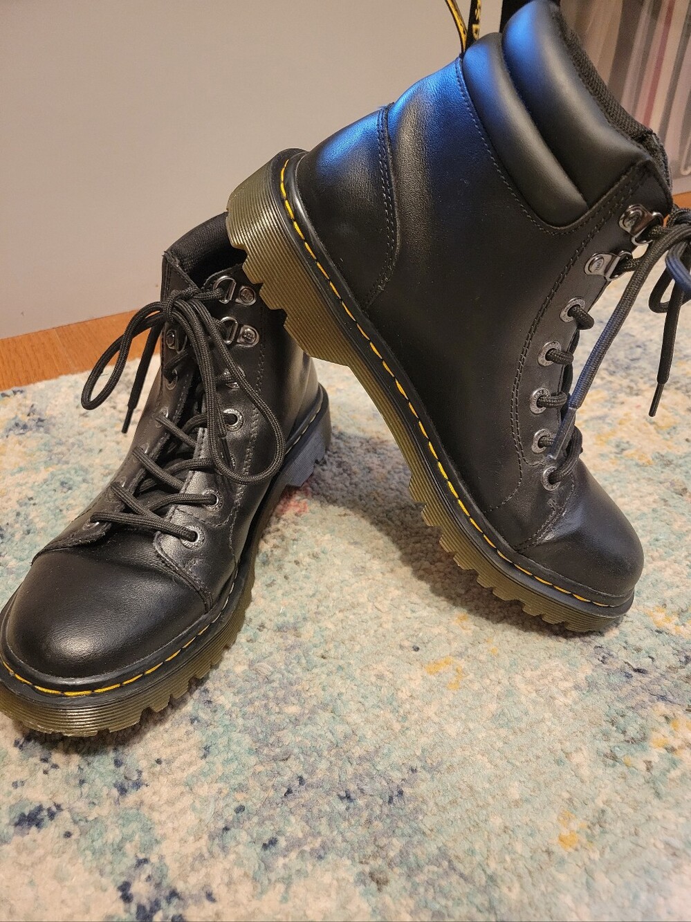 Dr. (Doc) Martens Ankle Combat Boots Womens Sz 7
